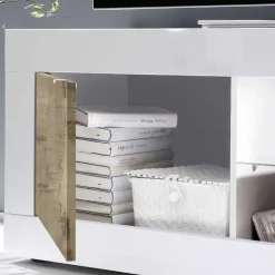 Wohnen Wohnwände<TV Anbauwand Kombination modern - Olvenion (dreiteilig)