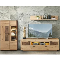 Wohnen Wohnwände<TV Anbauwand Möbel - Iniaco (dreiteilig)