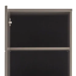 Wohnen Wohnwände<TV Anbauwand Möbel in Grau - Teorina (dreiteilig)