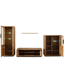 Wohnen Wohnwände<TV Anbauwand teilmassiv Set - Vlacoma (vierteilig)