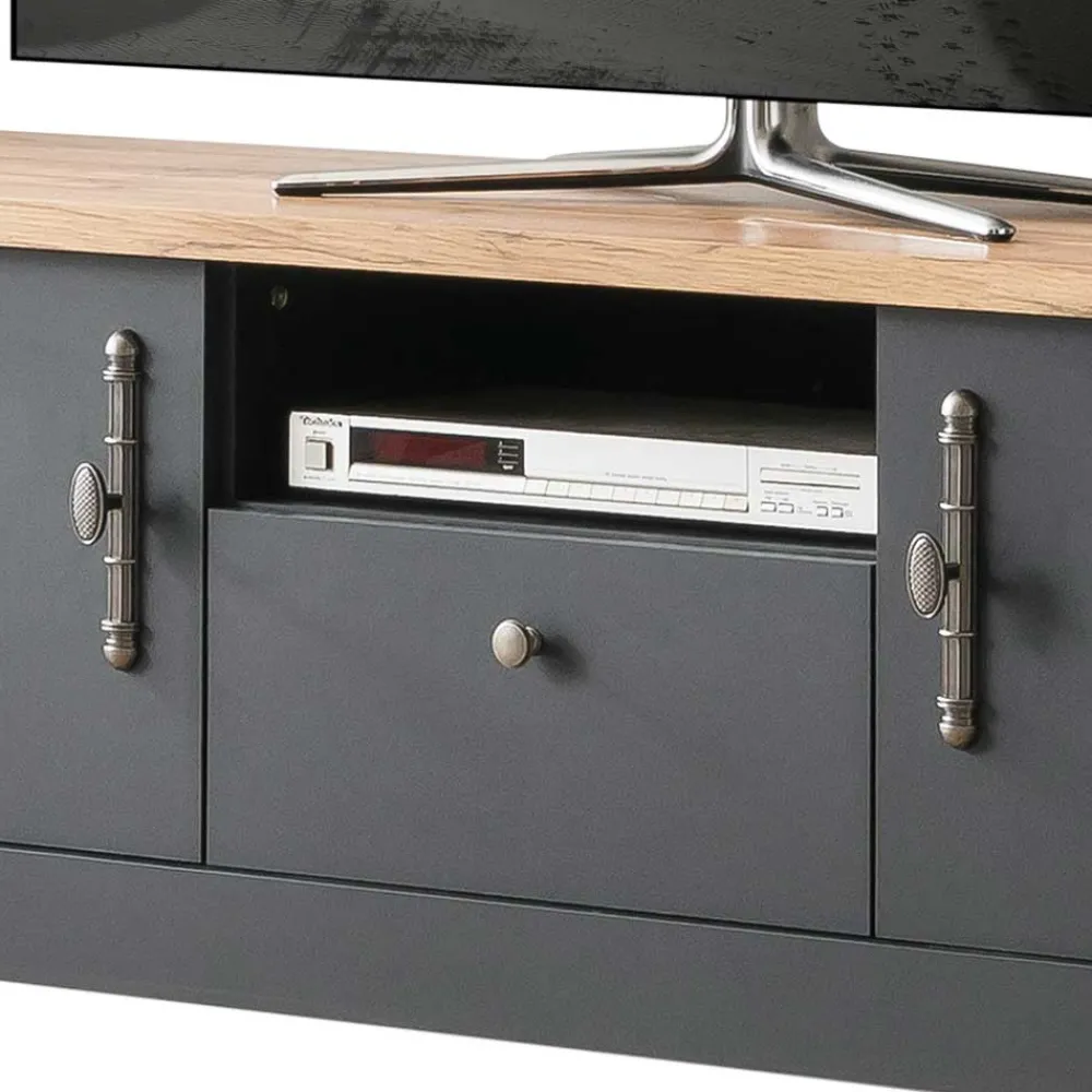 Wohnen Wohnwände<TV Anbauwand Wohnzimmermöbel Set - Lionel (vierteilig)