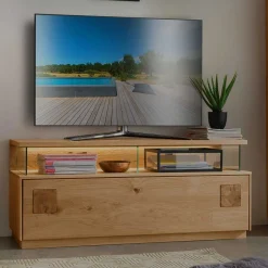 Wohnen Lowboards<TV Bank aus Wildeiche Massivholz - Millena