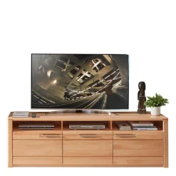 Wohnen Wohnwände<TV Board & Highboard & Hängeregal Set - Amyonta (dreiteilig)
