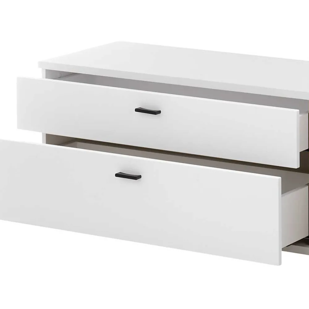 Wohnen Wohnwände<TV Board & Vitrinenschrank & Hängeboard Set - Racelyn (dreiteilig)