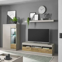 Wohnen Wohnwände<TV Board & Wandboard & Highboard - Lioscas (dreiteilig)
