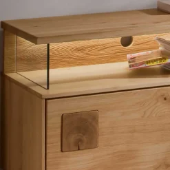 Wohnen Wohnwände<TV Board & Wandboard & Vitrine Set - Millena (dreiteilig)