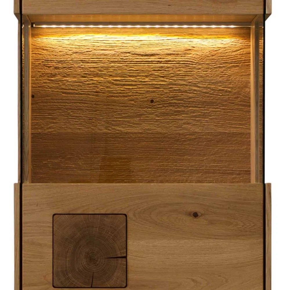 Wohnen Wohnwände<TV Board & Wandboard & Vitrine Set - Millena (dreiteilig)