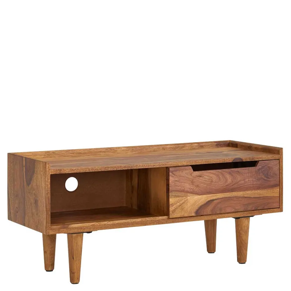 Wohnen Tv & Hifi-Möbel|Lowboards<TV Board aus Sheesham Holz lackiert - Placer