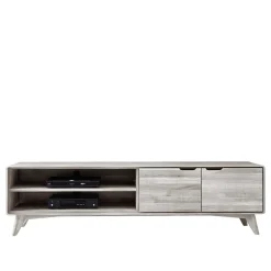 Wohnen Tv & Hifi-Möbel|Lowboards<TV Board aus Wildeiche gebleicht & geölt - Laderla