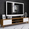 Wohnen Lowboards|Tv & Hifi-Möbel<TV Board aus Wildeiche Massivholz & MDF - Diesta