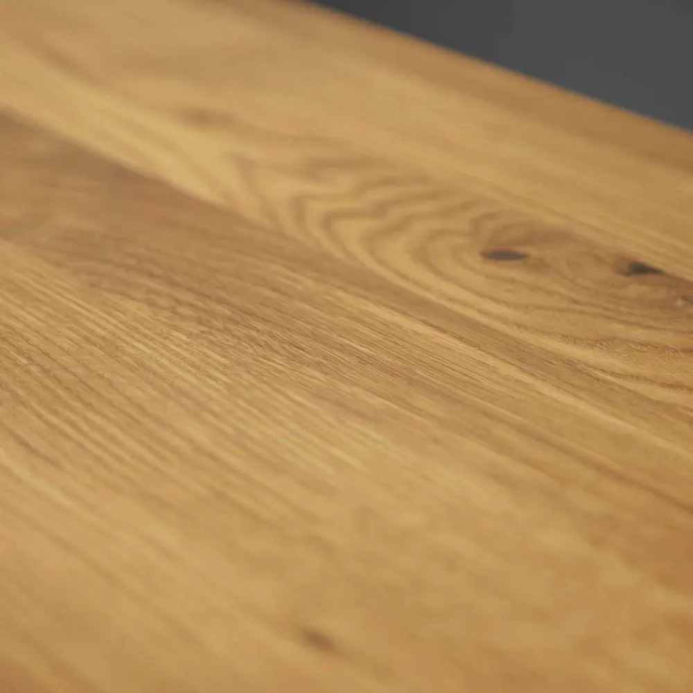 Wohnen Lowboards|Tv & Hifi-Möbel<TV Board aus Wildeiche Massivholz & MDF - Diesta