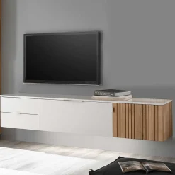 Wohnen Tv & Hifi-Möbel|Lowboards<TV Board für die Wandmontage modern - Miloris