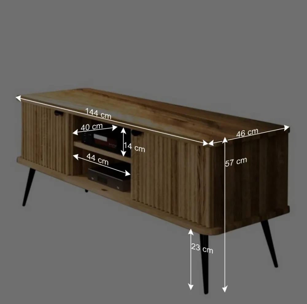 Wohnen Tv & Hifi-Möbel|Lowboards<TV Board im Modernen Stil - Casarius
