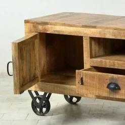 Wohnen Tv & Hifi-Möbel|Lowboards<TV Board Indri auf Rollen