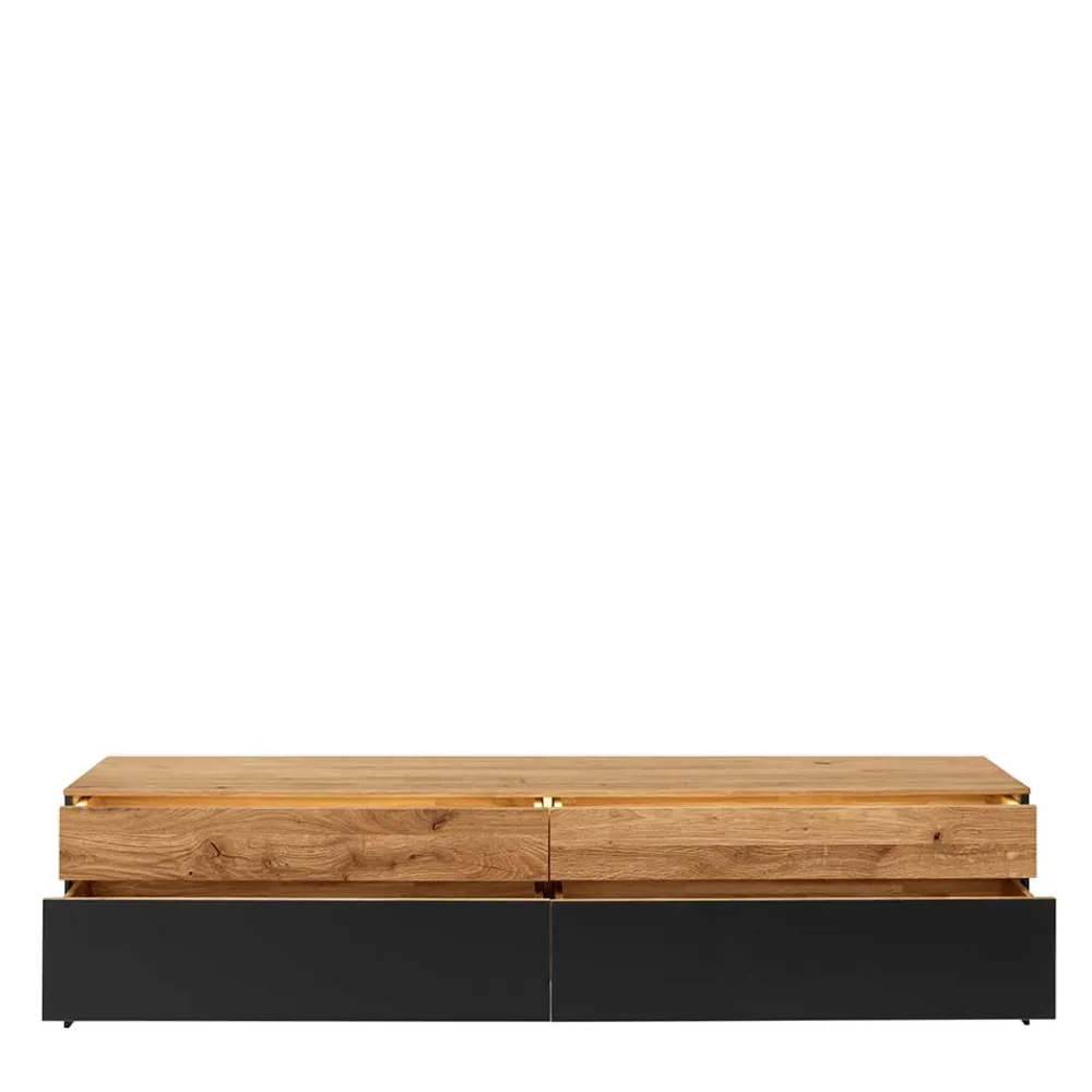 Wohnen Tv & Hifi-Möbel|Lowboards<TV Board mit vier Schubladen & LED Licht - Viligrana