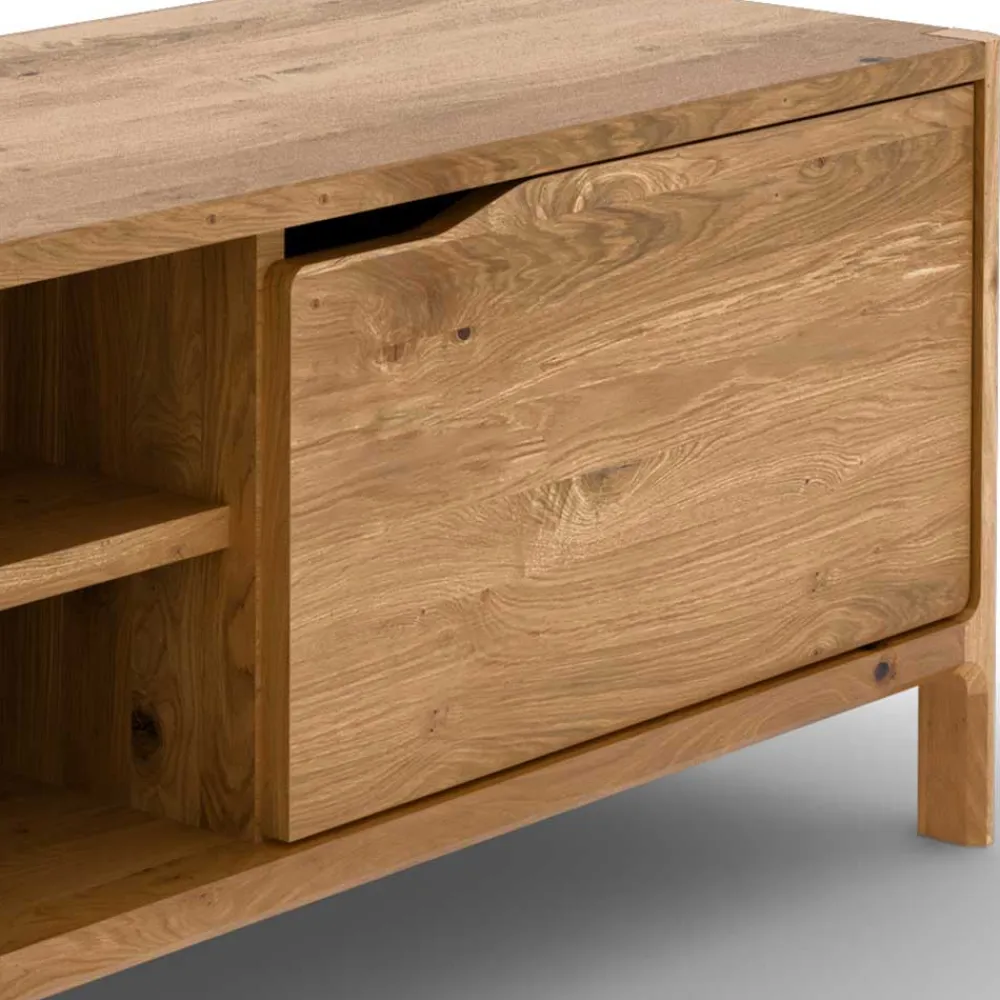 Wohnen Tv & Hifi-Möbel|Lowboards<TV Element mit zwei Fächern und Tür - Laida