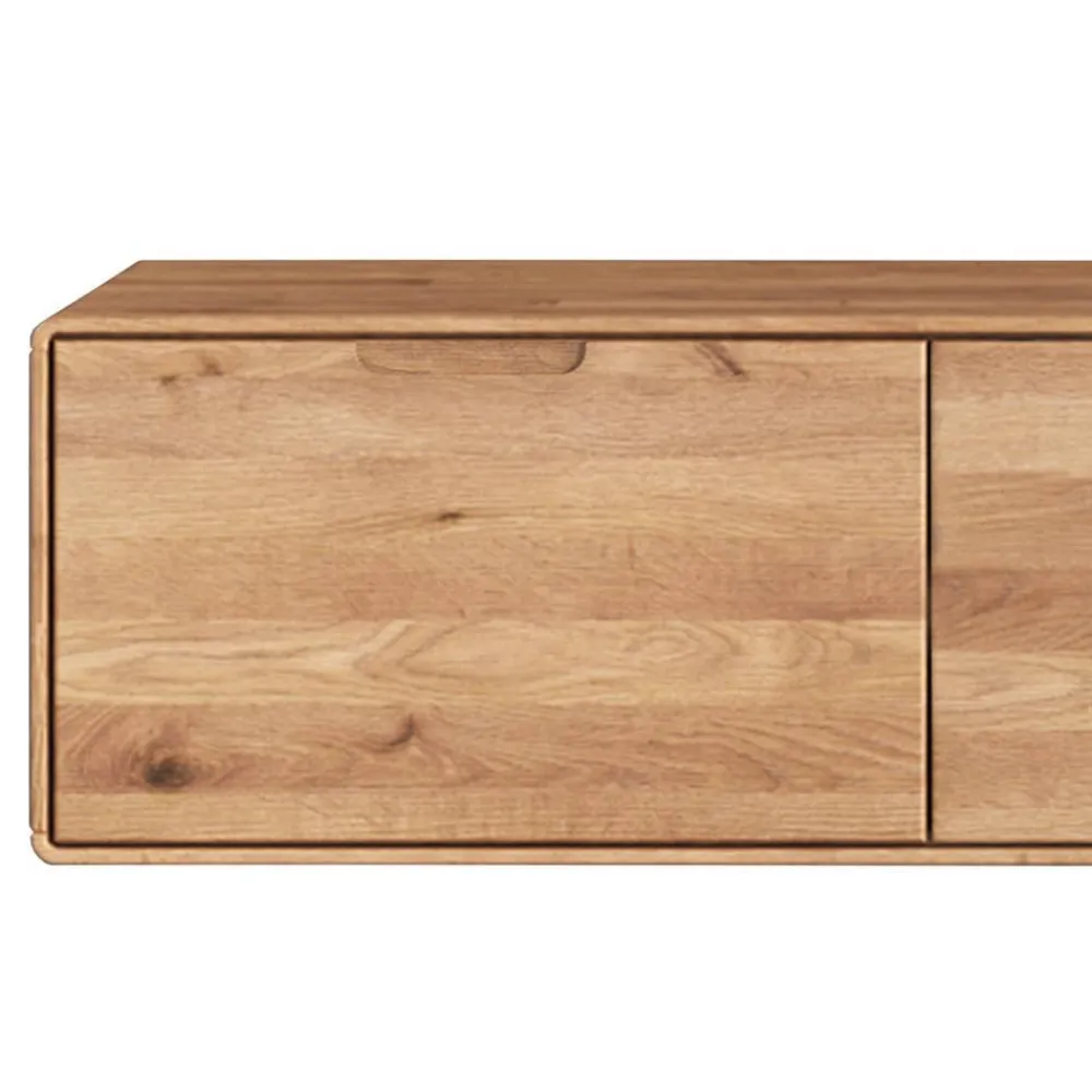 Wohnen Tv & Hifi-Möbel|Lowboards<TV Hänge-Lowboard aus Wildeiche Massivholz - Holiday