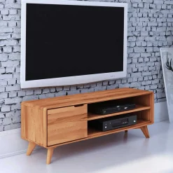 Wohnen Tv & Hifi-Möbel|Lowboards<TV Kommode aus Holz massiv Kernbuche - Junola
