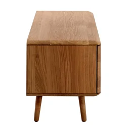 Wohnen Lowboards|Tv & Hifi-Möbel<TV Kommode in Eiche Bianco massiv - Bakaras