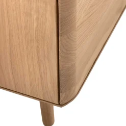 Wohnen Lowboards|Tv & Hifi-Möbel<TV Kommode in Eiche Bianco massiv - Bakaras