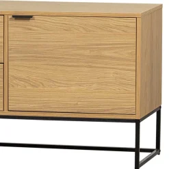 Wohnen Tv & Hifi-Möbel|Lowboards<TV Kommode in Eiche Natur Dekor - Ariadelco