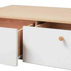 Wohnen Tv & Hifi-Möbel|Lowboards<TV Kommode in Eiche und Weiß - Jendren