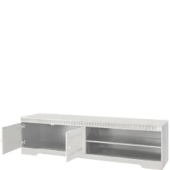 Wohnen Tv & Hifi-Möbel|Lowboards<TV Kommode in Weiß lasiert - Auricos