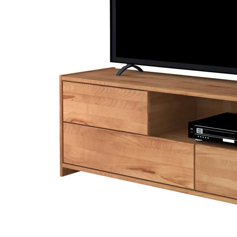 Wohnen Lowboards<TV Kommode Salomonia aus Kernbuche Massivholz