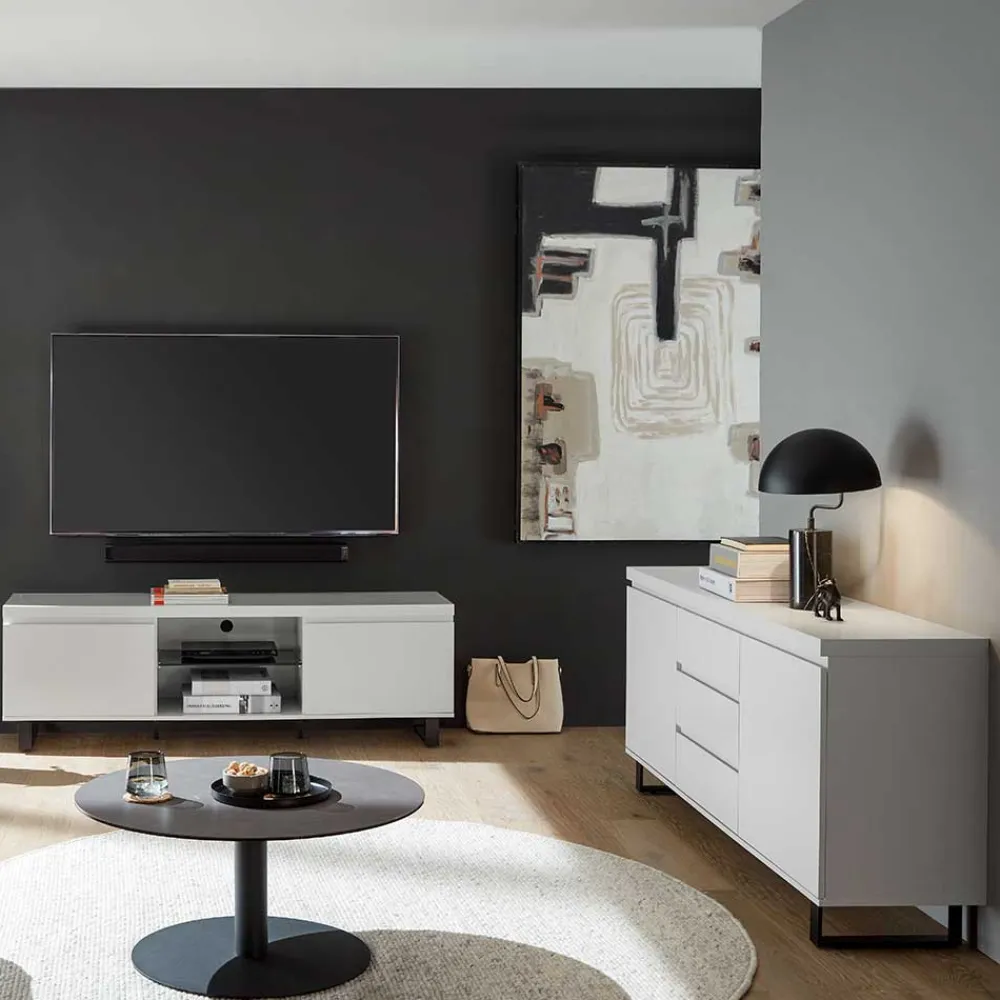 Wohnen Wohnwände<TV Lowboard & Sideboard Set - Atela (zweiteilig)