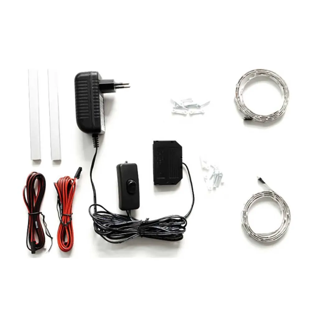 Wohnen Wohnwände<TV Lowboard & Vitrine & Wandboard Set - Apulco (dreiteilig)