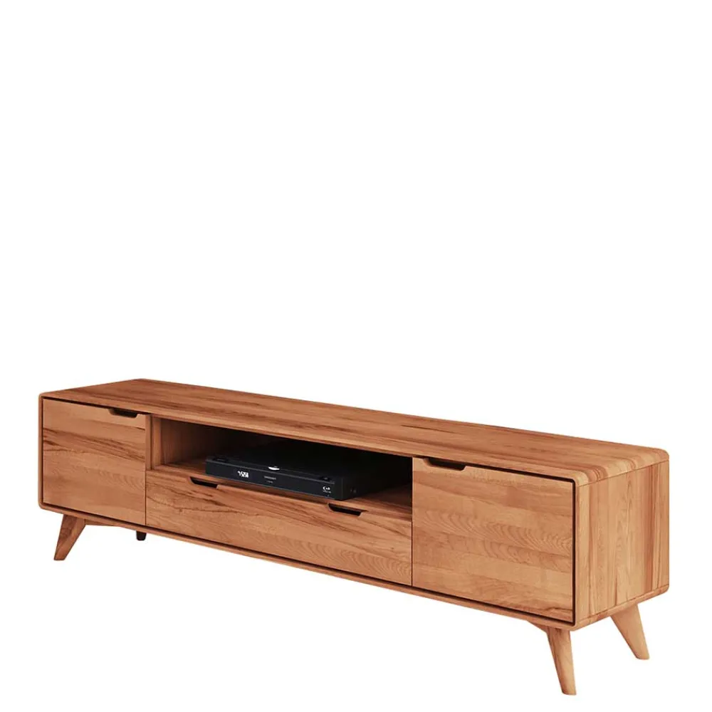 Wohnen Tv & Hifi-Möbel|Lowboards<TV Lowboard aus Kernbuche Massivholz geölt - Junola I