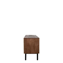 Wohnen Tv & Hifi-Möbel|Lowboards<TV Lowboard aus Mangoholz in Dunkelbraun - Enija