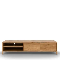 Wohnen Tv & Hifi-Möbel|Lowboards<TV Lowboard aus Wildeiche Massivholz - Laida