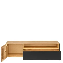 Wohnen Tv & Hifi-Möbel|Lowboards<TV Lowboard aus Wildeiche massiv mit LED - Viligrana