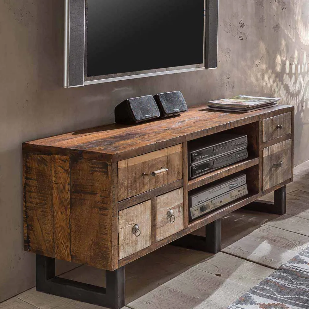 Wohnen Tv & Hifi-Möbel|Lowboards<TV Lowboard Bahiro im Loft Design