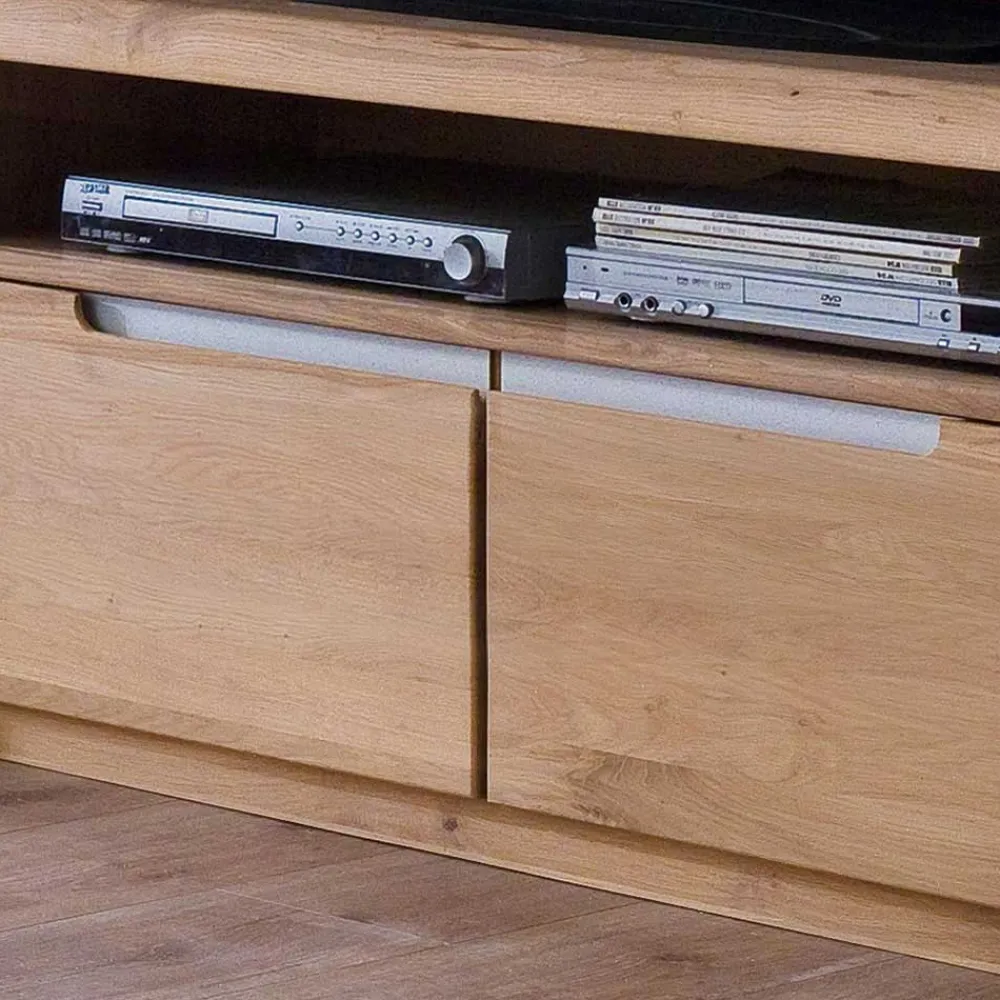 Wohnen Tv & Hifi-Möbel|Lowboards<TV Lowboard Croconia aus Wildeiche Massivholz