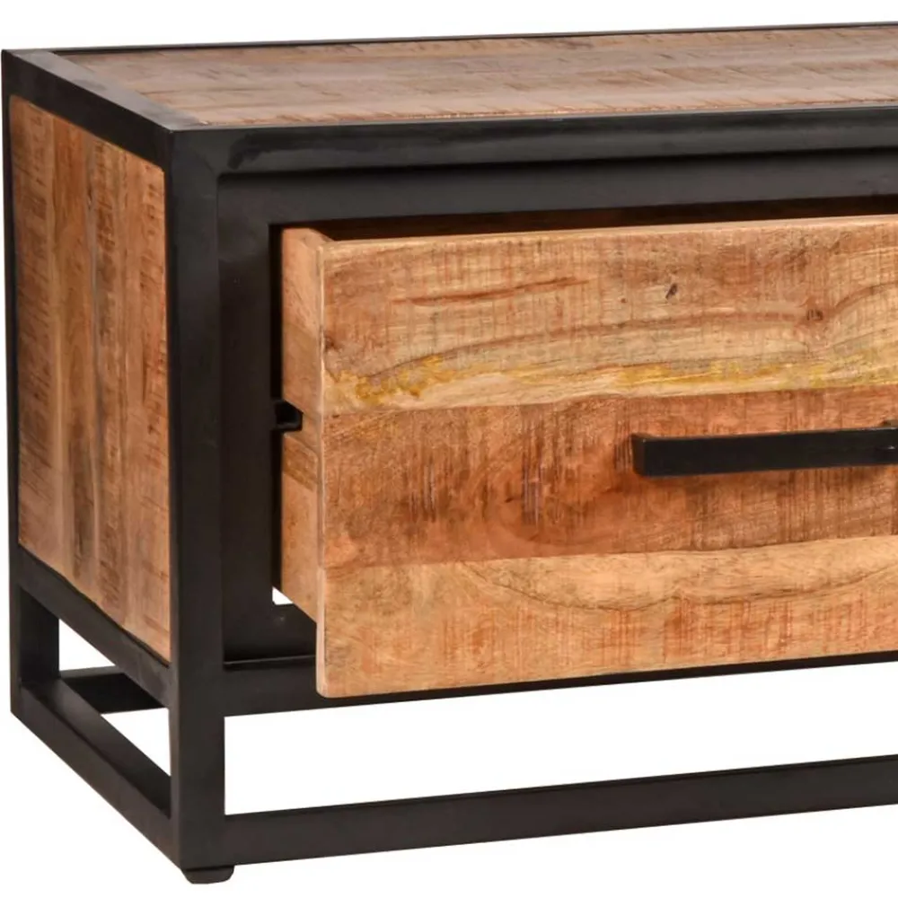 Wohnen Tv & Hifi-Möbel|Lowboards<TV Lowboard im Industry und Loft Stil - Piatrasun