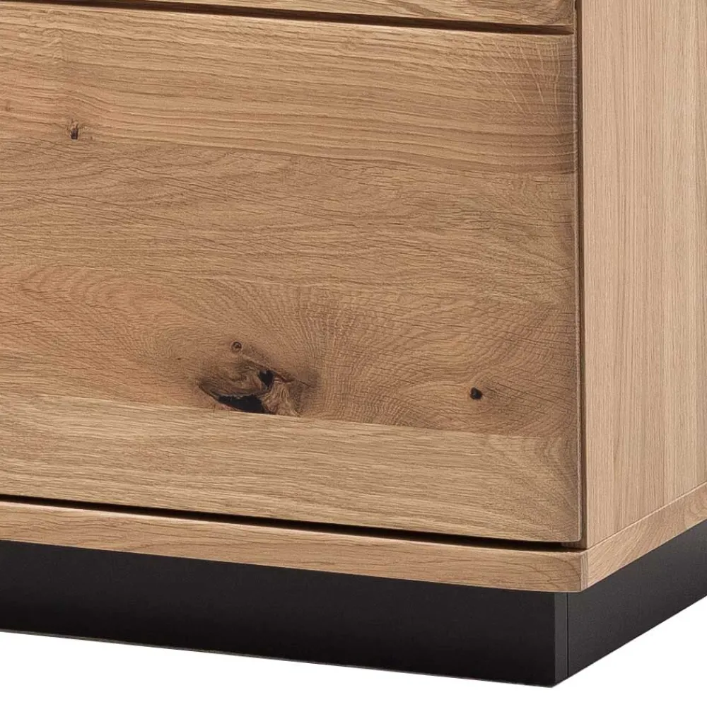 Wohnen Tv & Hifi-Möbel|Lowboards<TV Lowboard in Eiche Bianco & Anthrazit - Crupean I