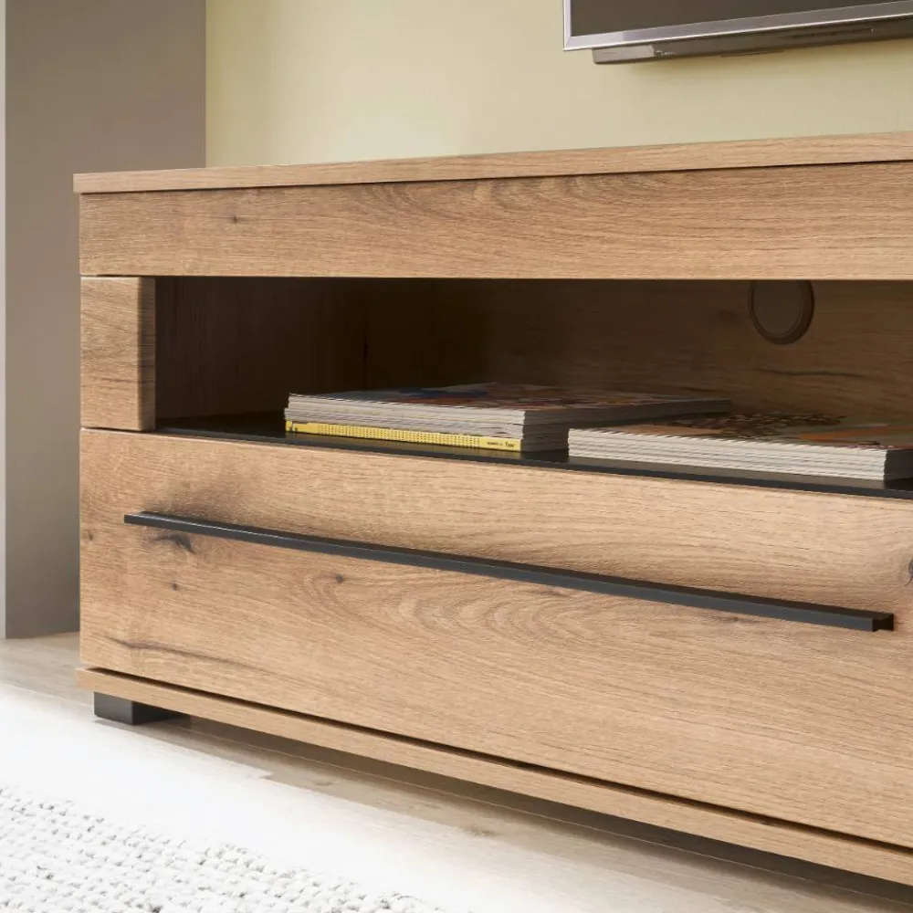 Wohnen Tv & Hifi-Möbel|Lowboards<TV Lowboard in Eiche Dekor - Brocus
