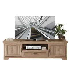 Wohnen Tv & Hifi-Möbel|Lowboards<TV Lowboard in Eiche Holzoptik - Barack