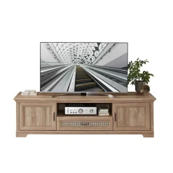 Wohnen Tv & Hifi-Möbel|Lowboards<TV Lowboard in Eiche Holzoptik - Barack