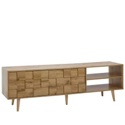 Wohnen Tv & Hifi-Möbel|Lowboards<TV Lowboard in Eiche Holzoptik - Senba