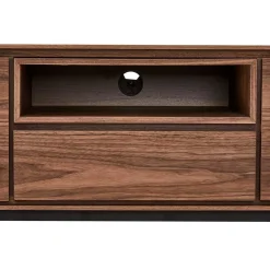 Wohnen Tv & Hifi-Möbel|Lowboards<TV Lowboard in Walnussfarben Furnier - Melvue