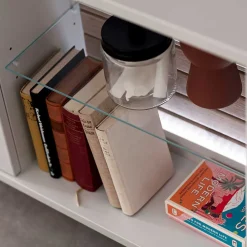 Wohnen Tv & Hifi-Möbel<TV Lowboard in Weiß mit Wildeiche - Varzino