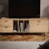 Wohnen Tv & Hifi-Möbel|Lowboards<TV Lowboard in Wildeiche Holzoptik - Ziris