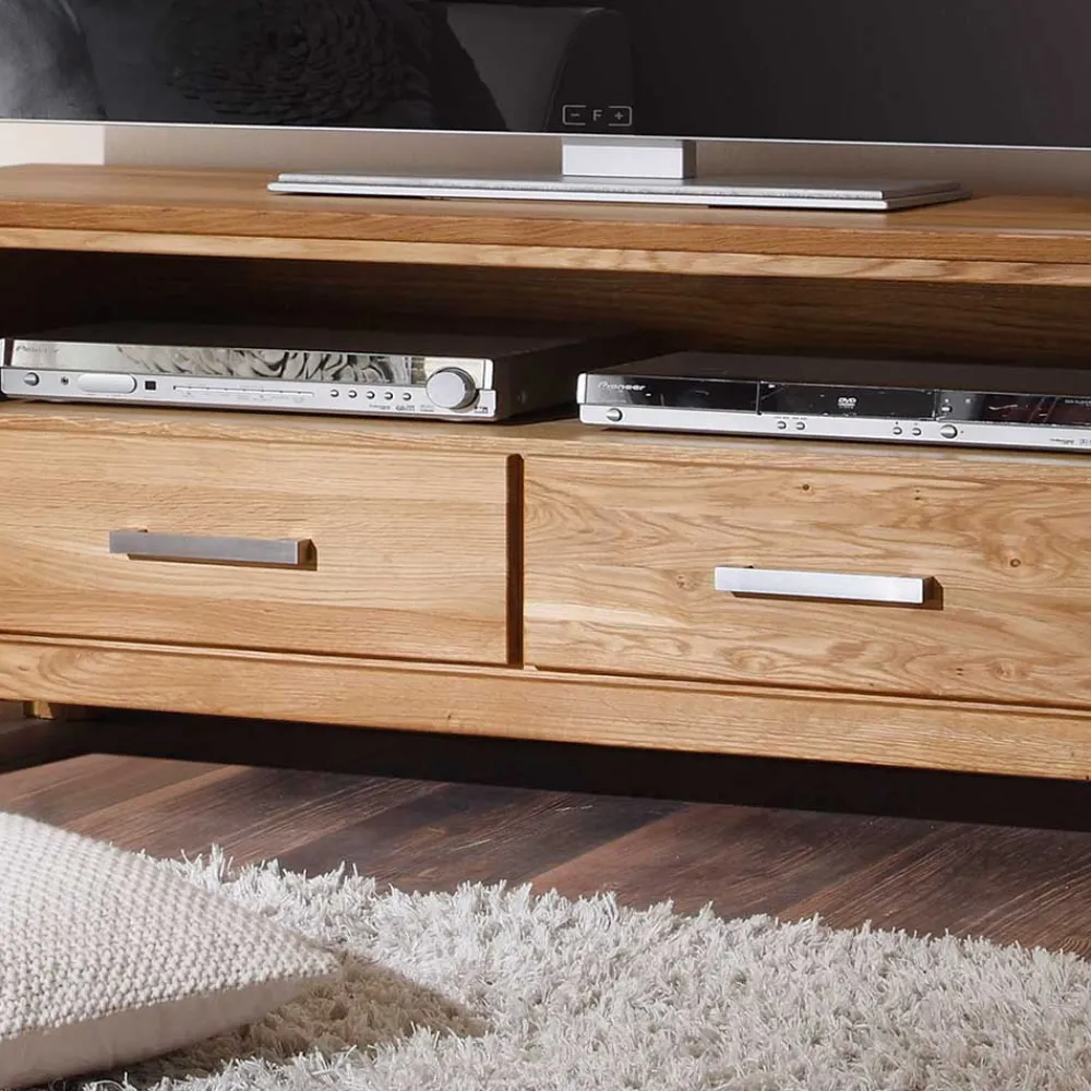 Wohnen Tv & Hifi-Möbel|Lowboards<TV Lowboard Ladressa aus Wildeiche geölt und gewachst