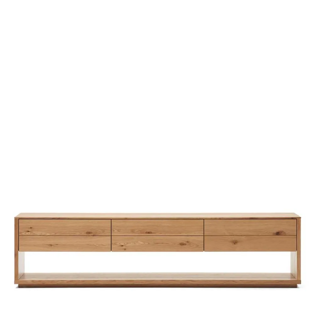 Wohnen Tv & Hifi-Möbel|Lowboards<TV Lowboard mit drei Schubladen und Fach - Algaro