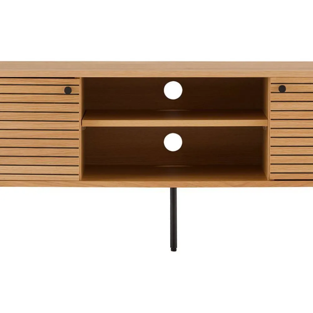Wohnen Tv & Hifi-Möbel|Lowboards<TV Lowboard mit Eiche Furnier - Virona