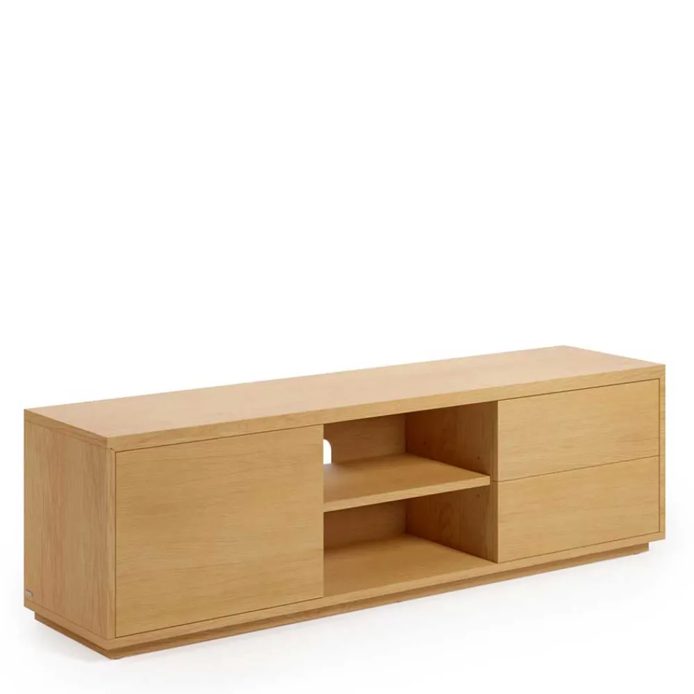 Wohnen Tv & Hifi-Möbel|Lowboards<TV Lowboard mit zwei Schubladen & Tür - Elastian