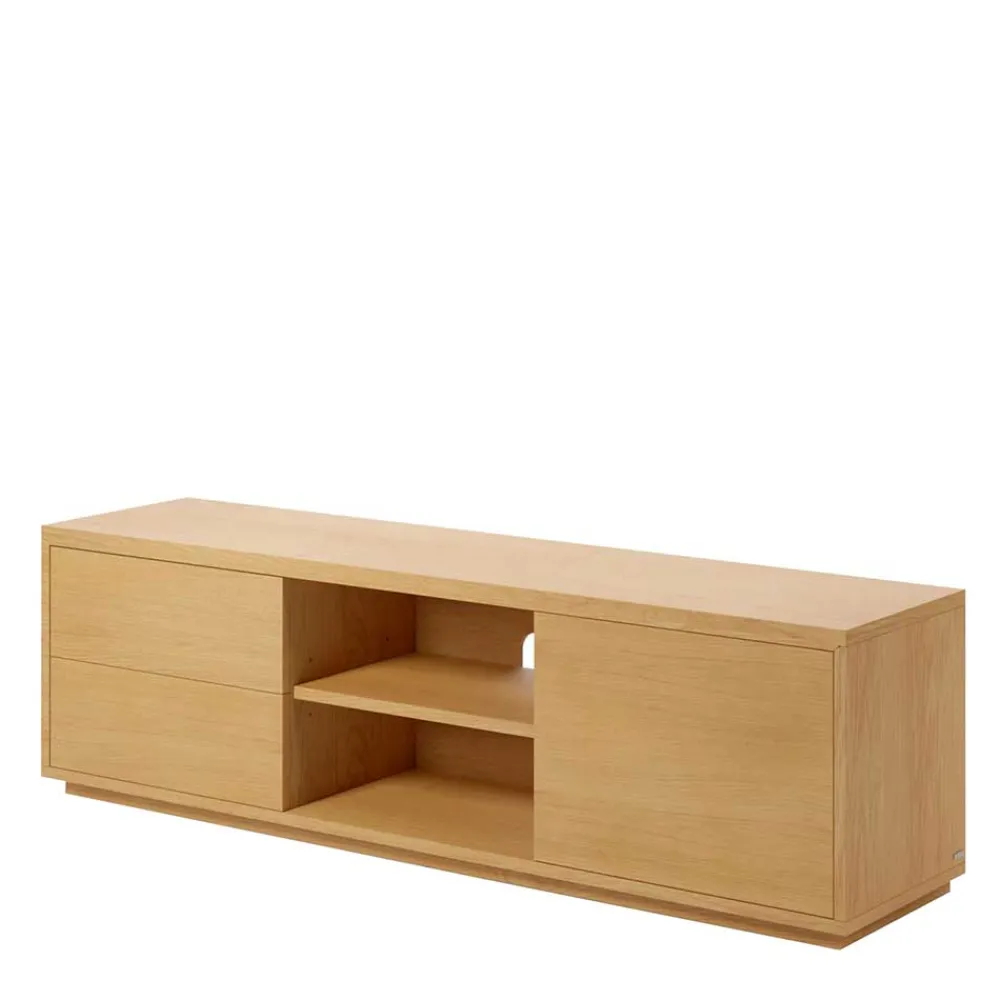 Wohnen Tv & Hifi-Möbel|Lowboards<TV Lowboard mit zwei Schubladen & Tür - Elastian